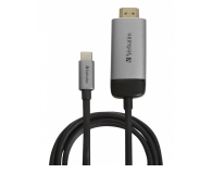 VERBATIM USB-C - HDMI 4K 1,5m (Thunderbolt 3) 49144 - 1192942 - zdjęcie 1